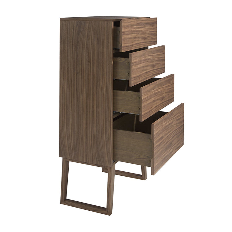 Chest of drawers Walnut wood with drawers - Angel Cerdá S.L