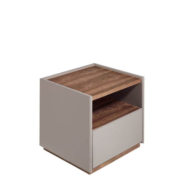 Bedside table walnut wood and MDF lacquered - Angel Cerdá