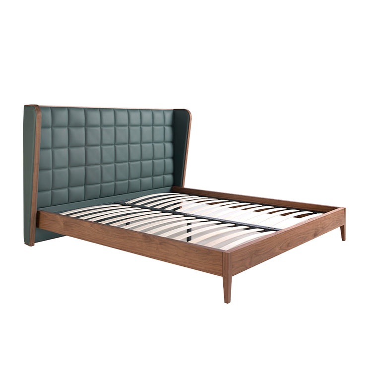 Green leatherette bed - Angel Cerdá