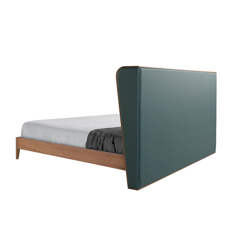 Green leatherette bed - Angel Cerdá