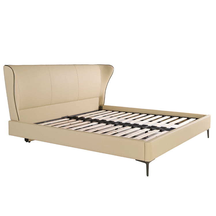 Cream leatherette bed - Angel Cerdá