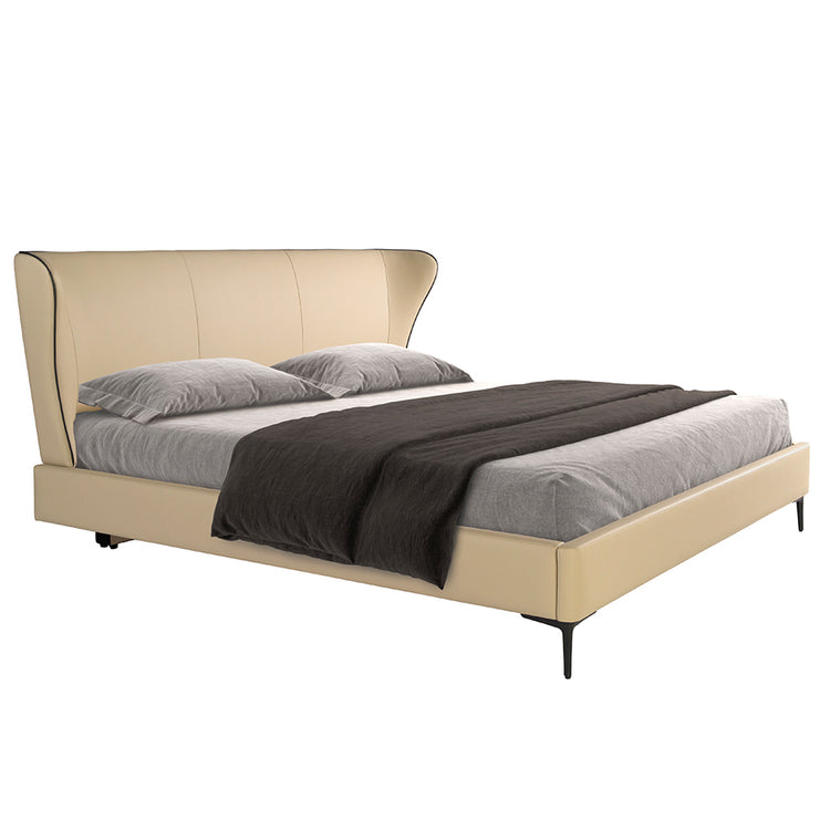 Cream leatherette bed - Angel Cerdá