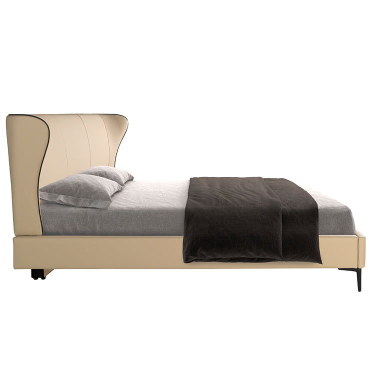 Cream leatherette bed - Angel Cerdá