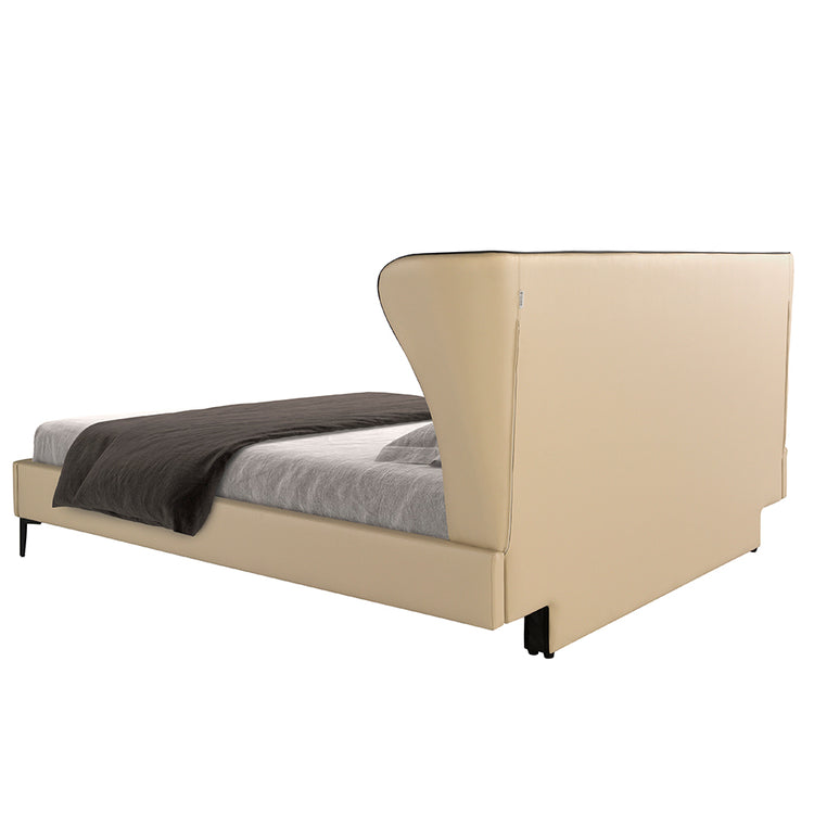 Cream leatherette bed - Angel Cerdá