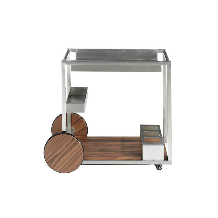 Minibar cart with chrome plated steel polished structure - Angel Cerdá S.L.