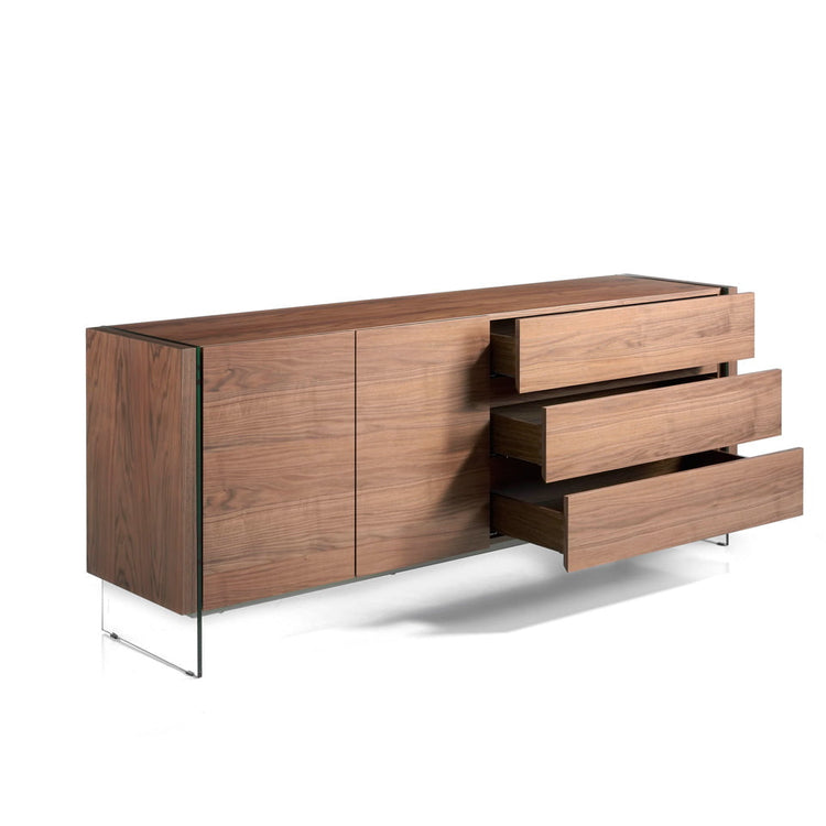 Walnut veneered wood sideboard - Angel Cerdá, S.L.