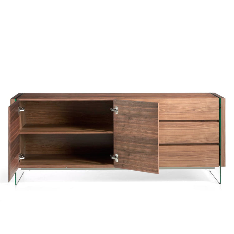 Walnut veneered wood sideboard - Angel Cerdá, S.L.