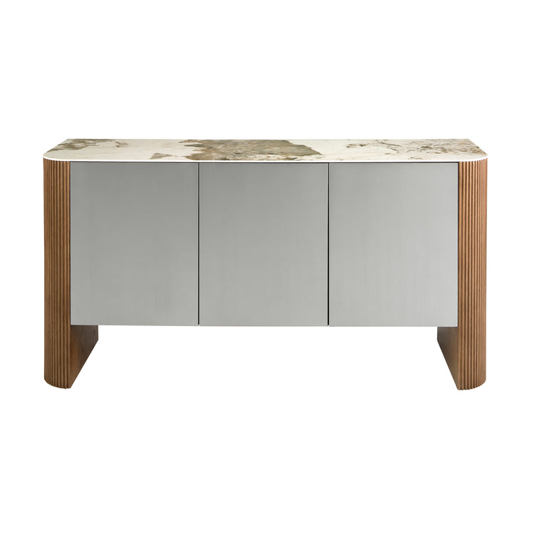 Lacquered wood and marble sideboard - Angel Cerdá