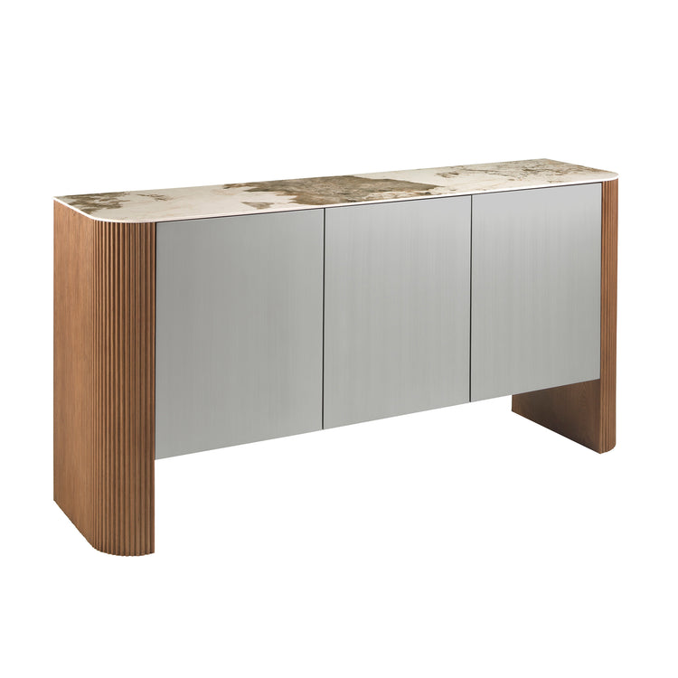 Lacquered wood and marble sideboard - Angel Cerdá