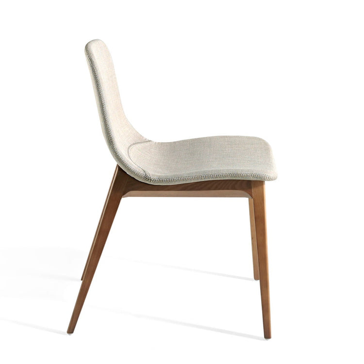 Chair make of solid wood upholstered in fabric - Angel Cerdá, S.L.