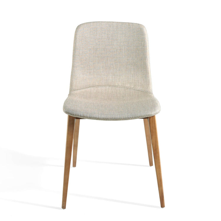 Chair make of solid wood upholstered in fabric - Angel Cerdá, S.L.