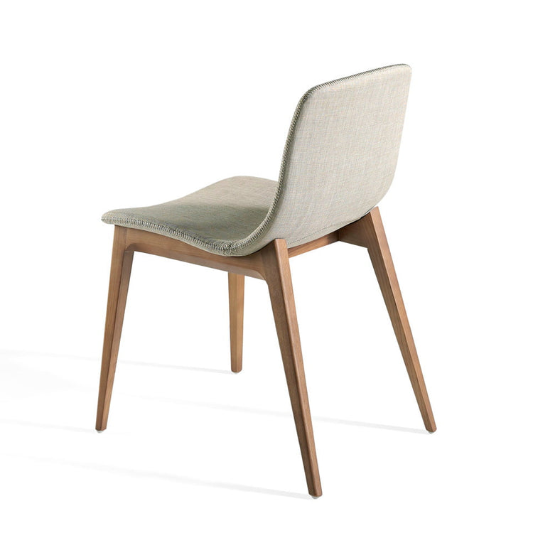 Chair make of solid wood upholstered in fabric - Angel Cerdá, S.L.