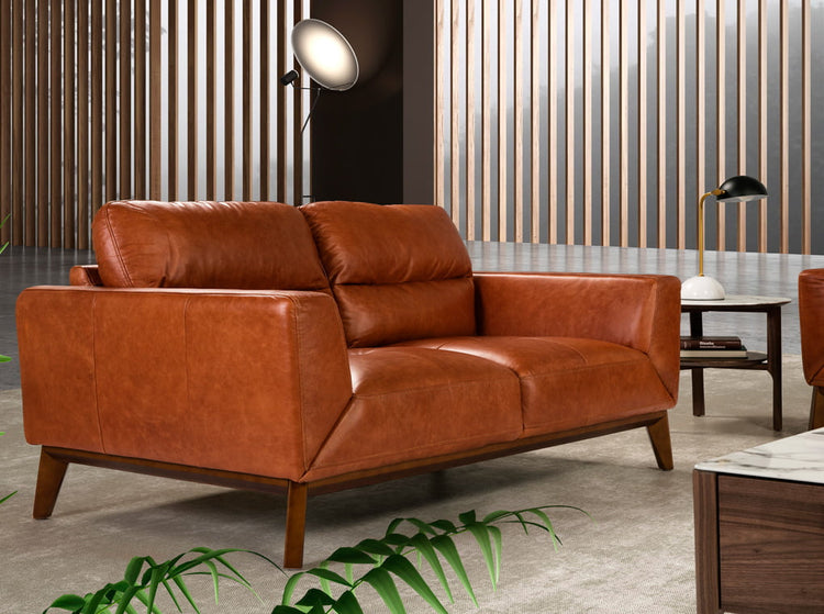 2-seater buffalo cow leather sofa model 6046 Angel Cerdá S.L.