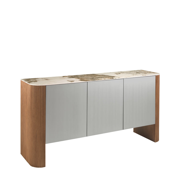 Lacquered wood and marble sideboard - Angel Cerdá