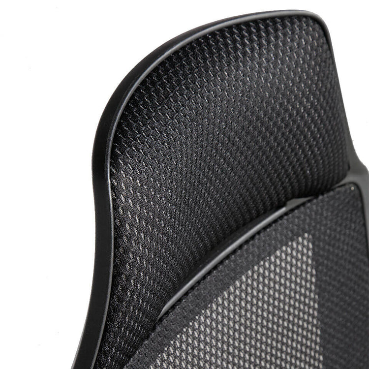 Office armchair upholstered in black fabric - Angel Cerdá S.L.